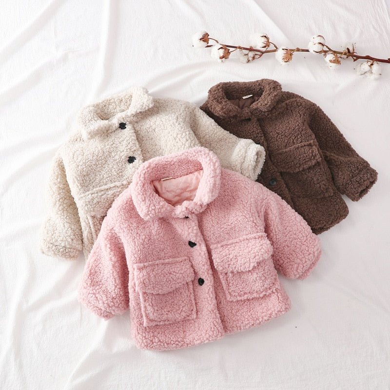 Fashion Mädchen Winterjacke