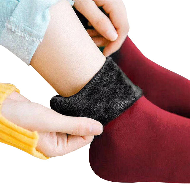 Babygenic - Samt Socken für den Winter
