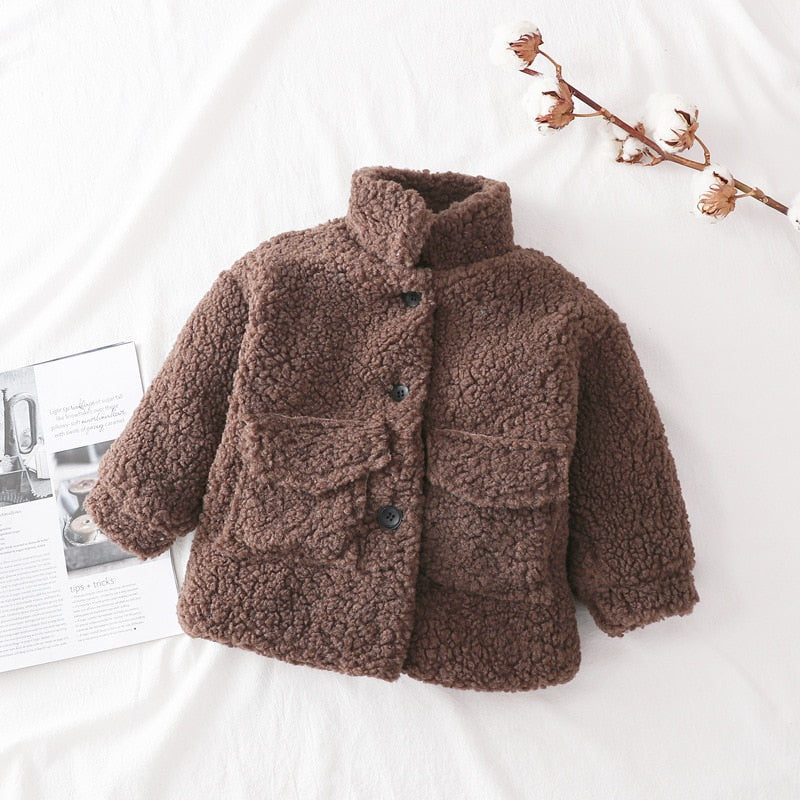 Fashion Mädchen Winterjacke