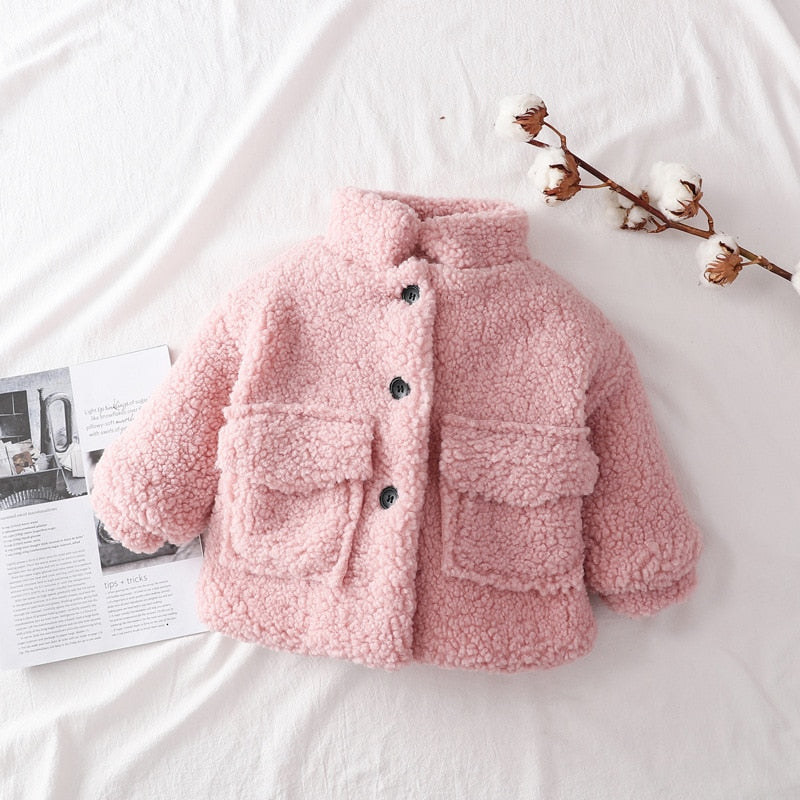 Fashion Mädchen Winterjacke